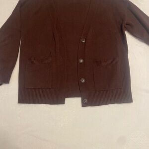 a new day Rich Brown Knit Sweater